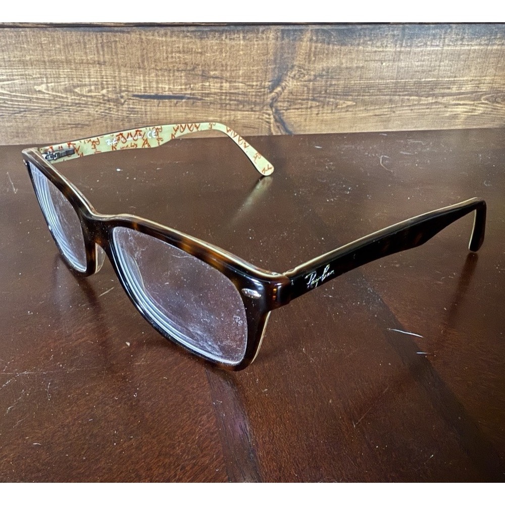Ray-Ban eyeglasses frames only RB5228 5057 Tortoise Rim 55-17-140 w/ Case